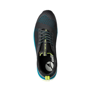 Chaussures de sécurité basses unisex AER55 IMPULSE BLACK BLUE LOW S24 - noir