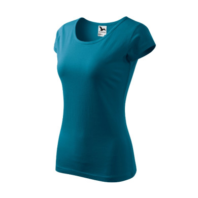 Tee-shirt femme Pure 122 - bleu pétrole