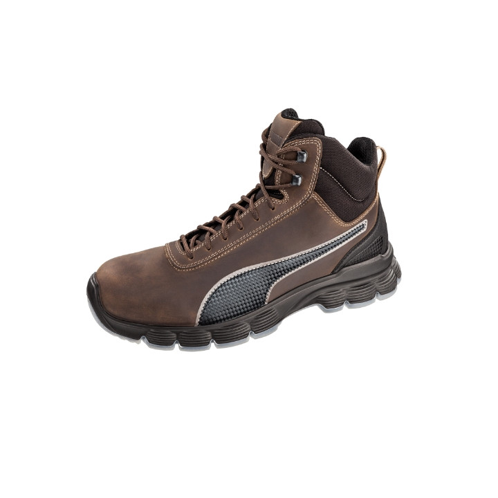 Chaussures de sécurité montantes homme CONDOR BROWN MID S14 - marron foncé
