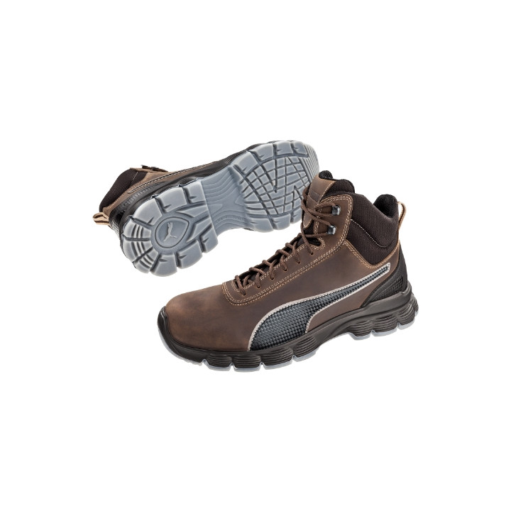 Chaussures de sécurité montantes homme CONDOR BROWN MID S14 - marron foncé