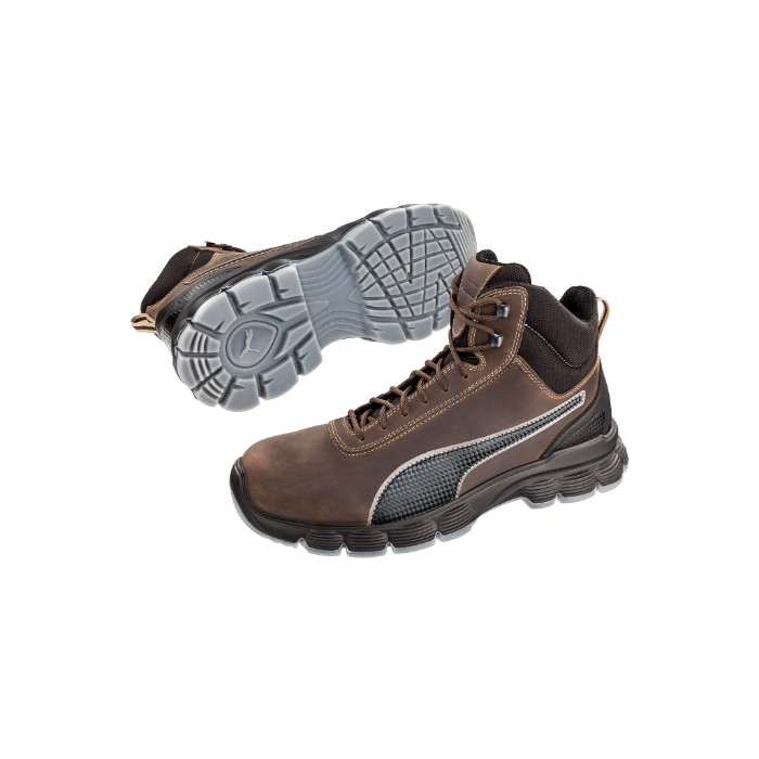 Chaussures de sécurité montantes homme CONDOR BROWN MID S14 - marron foncé