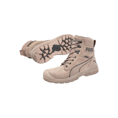Chaussures de sécurité montantes homme Conquest STONE HIGH S15 - brun clair