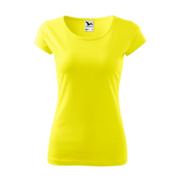 Tee-shirt femme Pure 122 - jaune citron