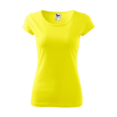 Tee-shirt femme Pure 122 - jaune citron