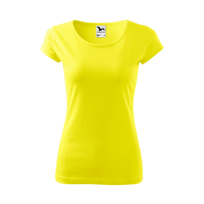 Tee-shirt femme Pure 122 - jaune citron