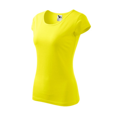 Tee-shirt femme Pure 122 - jaune citron