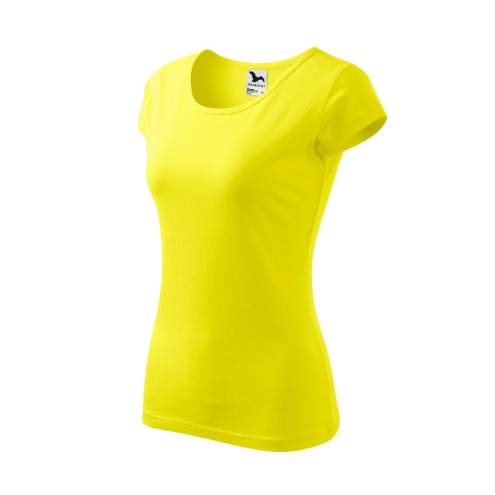 Tee-shirt femme Pure 122 - jaune citron