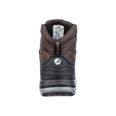 Chaussures de sécurité montantes unisex BRIONE CTX MID S38 - marron foncé