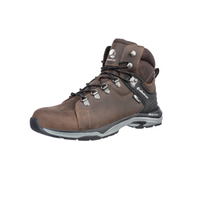 Chaussures de sécurité montantes unisex BRIONE CTX MID S38 - marron foncé