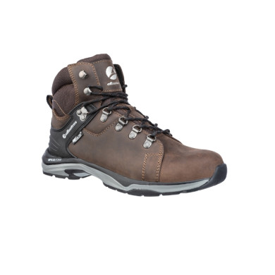 Chaussures de sécurité montantes unisex BRIONE CTX MID S38 - marron foncé
