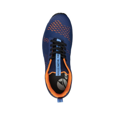 Chaussures de sécurité basses unisex AER55 IMPULSE BLUE ORANGE LOW S25 - bleu