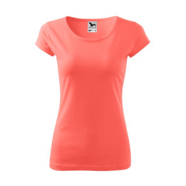 Tee-shirt femme Pure 122 - coral