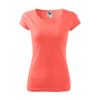 Tee-shirt femme Pure 122 - coral