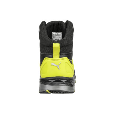 Chaussures de sécurité montantes homme VELOCITY 2.0 YELLOW MID S12 - noir