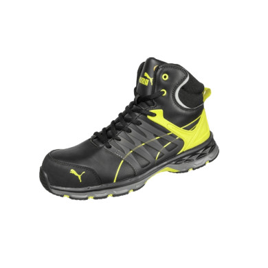 Chaussures de sécurité montantes homme VELOCITY 2.0 YELLOW MID S12 - noir