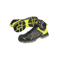 Chaussures de sécurité montantes homme VELOCITY 2.0 YELLOW MID S12 - noir