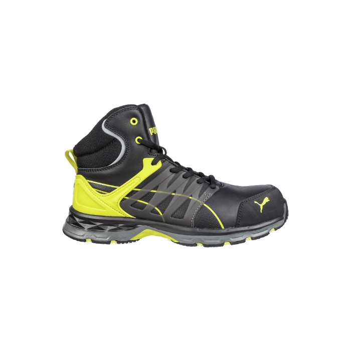 Chaussures de sécurité montantes homme VELOCITY 2.0 YELLOW MID S12 - noir