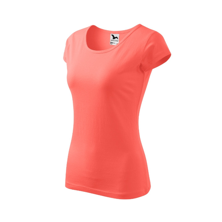 Tee-shirt femme Pure 122 - coral
