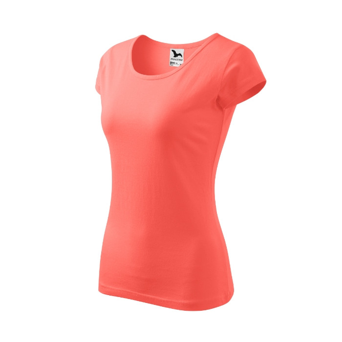 Tee-shirt femme Pure 122 - coral