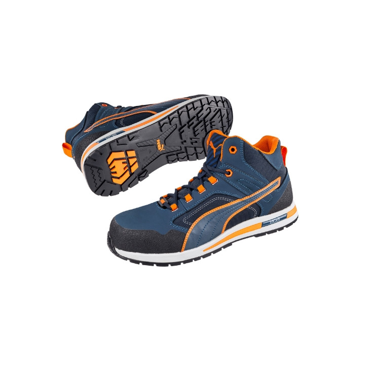 Chaussures de sécurité montantes homme CROSSTWIST MID S17 - bleu