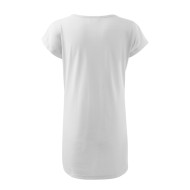 Tee-shirt/robe femme Love 123 - blanc