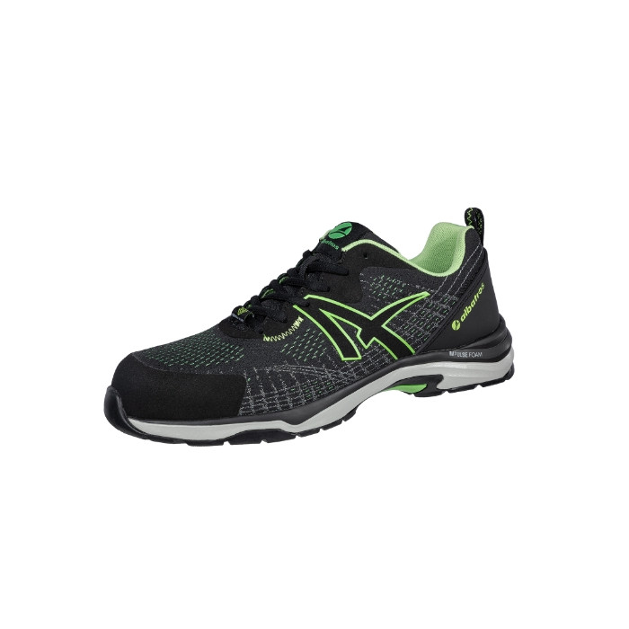 Chaussures de sécurité basses unisex SPLENDID GREEN GH LOW S43 - noir