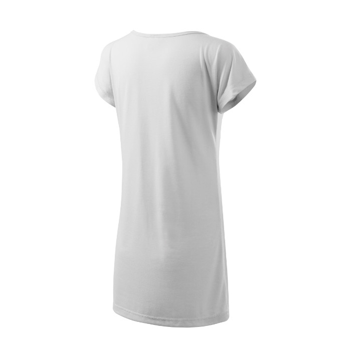 Tee-shirt/robe femme Love 123 - blanc