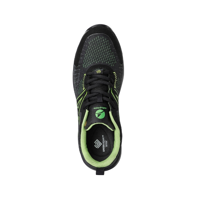 Chaussures de sécurité basses unisex SPLENDID GREEN GH LOW S43 - noir