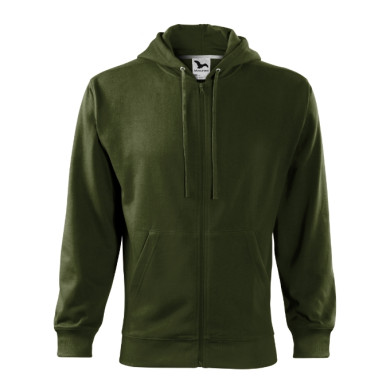Sweatshirt homme Trendy Zipper 410 - military