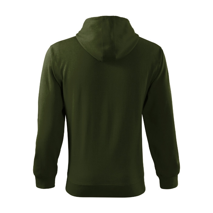 Sweatshirt homme Trendy Zipper 410 - military