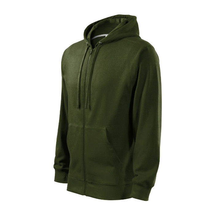 Sweatshirt homme Trendy Zipper 410 - military