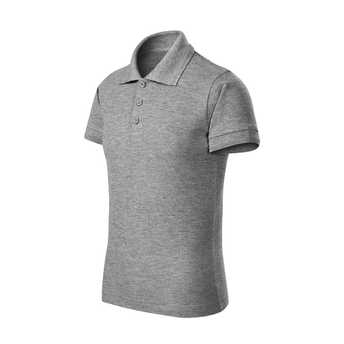 Polo enfant Pique Polo Free F22 - gris chiné foncé