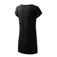 Tee-shirt/robe femme Love 123 - noir