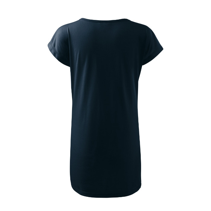 Tee-shirt/robe femme Love 123 - bleu marine