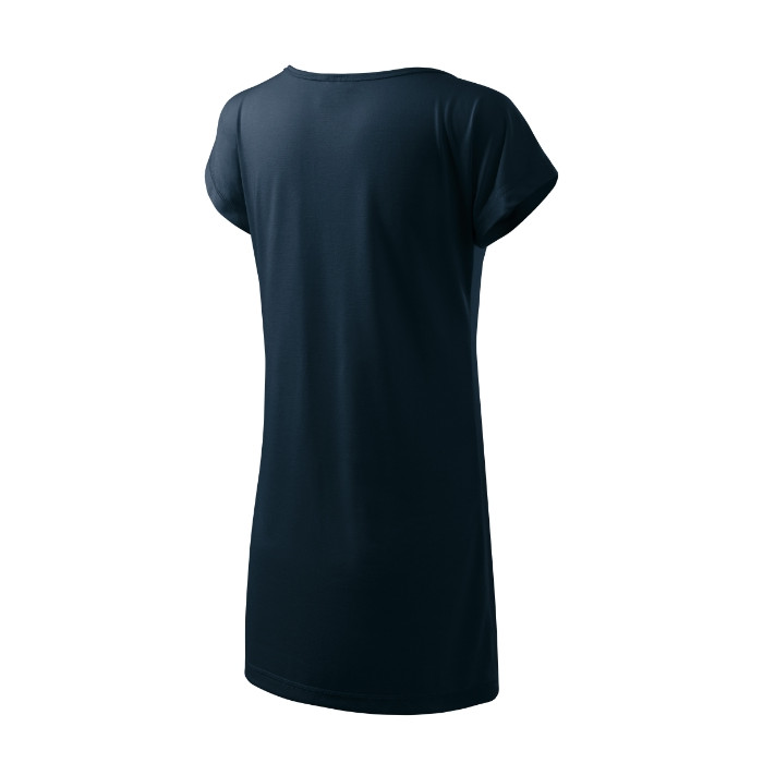 Tee-shirt/robe femme Love 123 - bleu marine