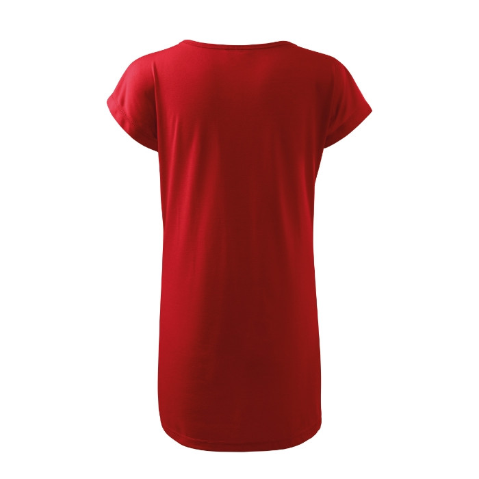 Tee-shirt/robe femme Love 123 - rouge