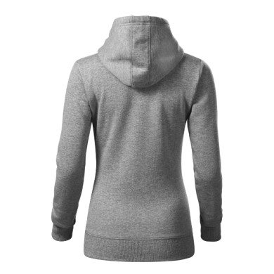 Sweatshirt femme Cape Free F14 - gris chiné foncé