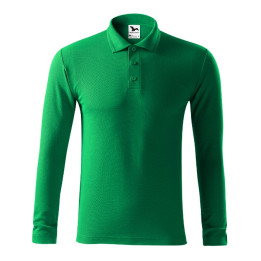 Polo homme Pique Polo LS 221 - vert moyen