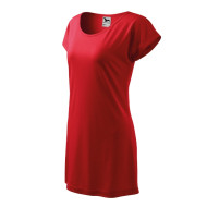 Tee-shirt/robe femme Love 123 - rouge