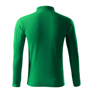 Polo homme Pique Polo LS 221 - vert moyen