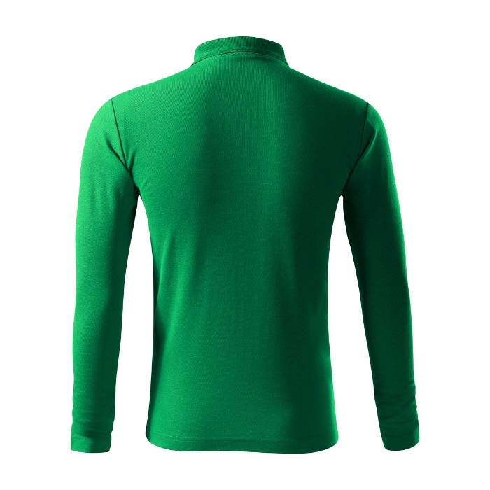 Polo homme Pique Polo LS 221 - vert moyen