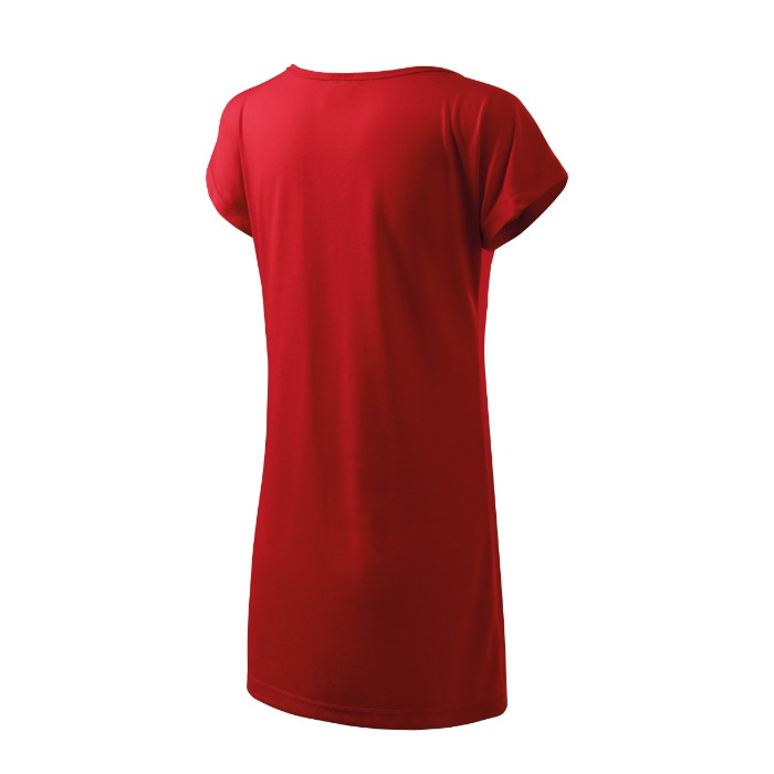 Tee-shirt/robe femme Love 123 - rouge