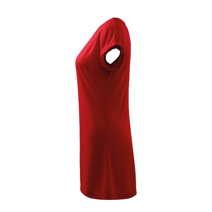 Tee-shirt/robe femme Love 123 - rouge