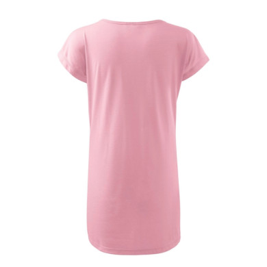 Tee-shirt/robe femme Love 123 - rose