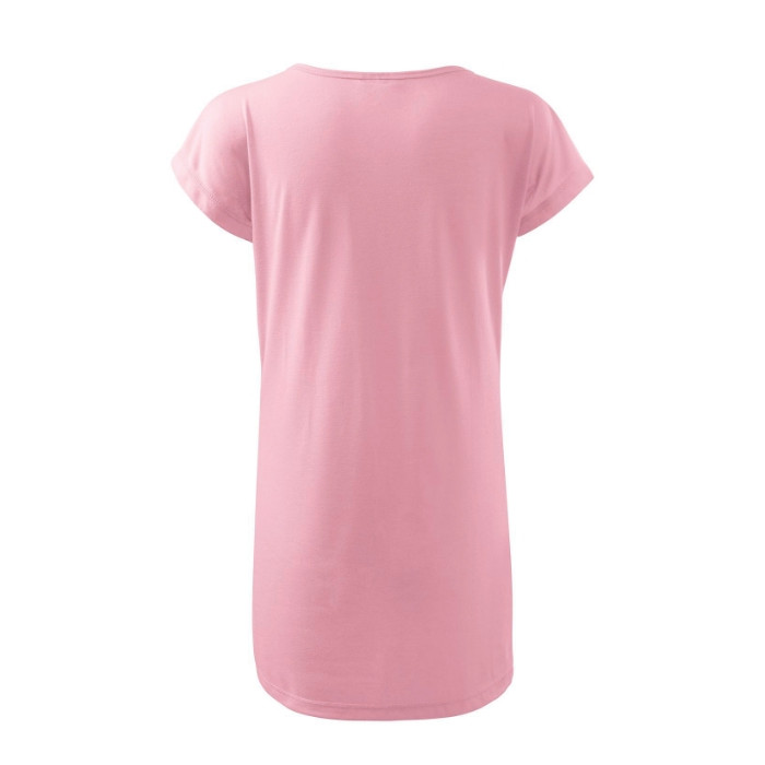 Tee-shirt/robe femme Love 123 - rose