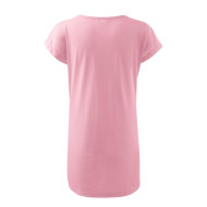 Tee-shirt/robe femme Love 123 - rose