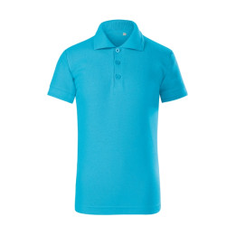 Polo enfant Pique Polo Free F22 - turquoise