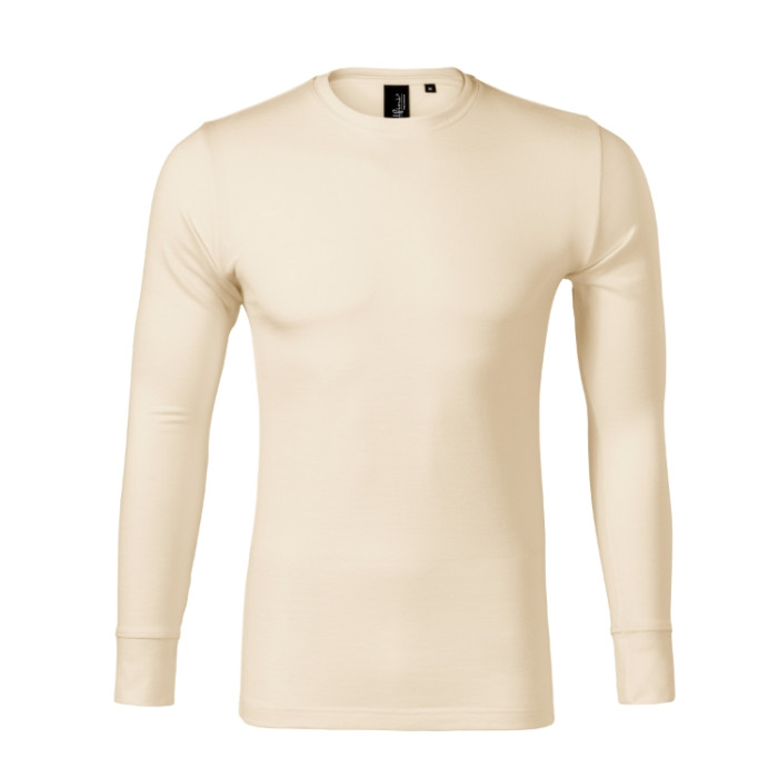 Tee-shirt homme Merino Rise LS 159 - amande