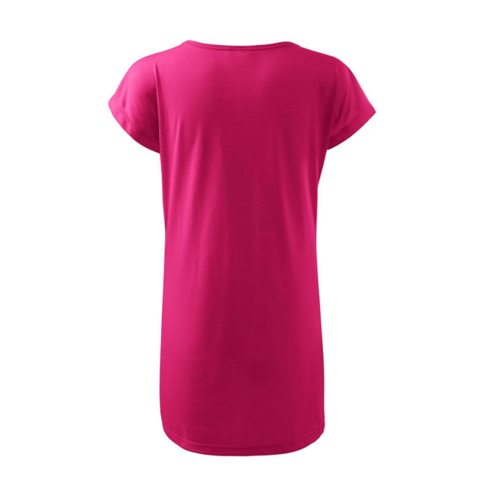Tee-shirt/robe femme Love 123 - magenta