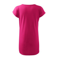 Tee-shirt/robe femme Love 123 - magenta